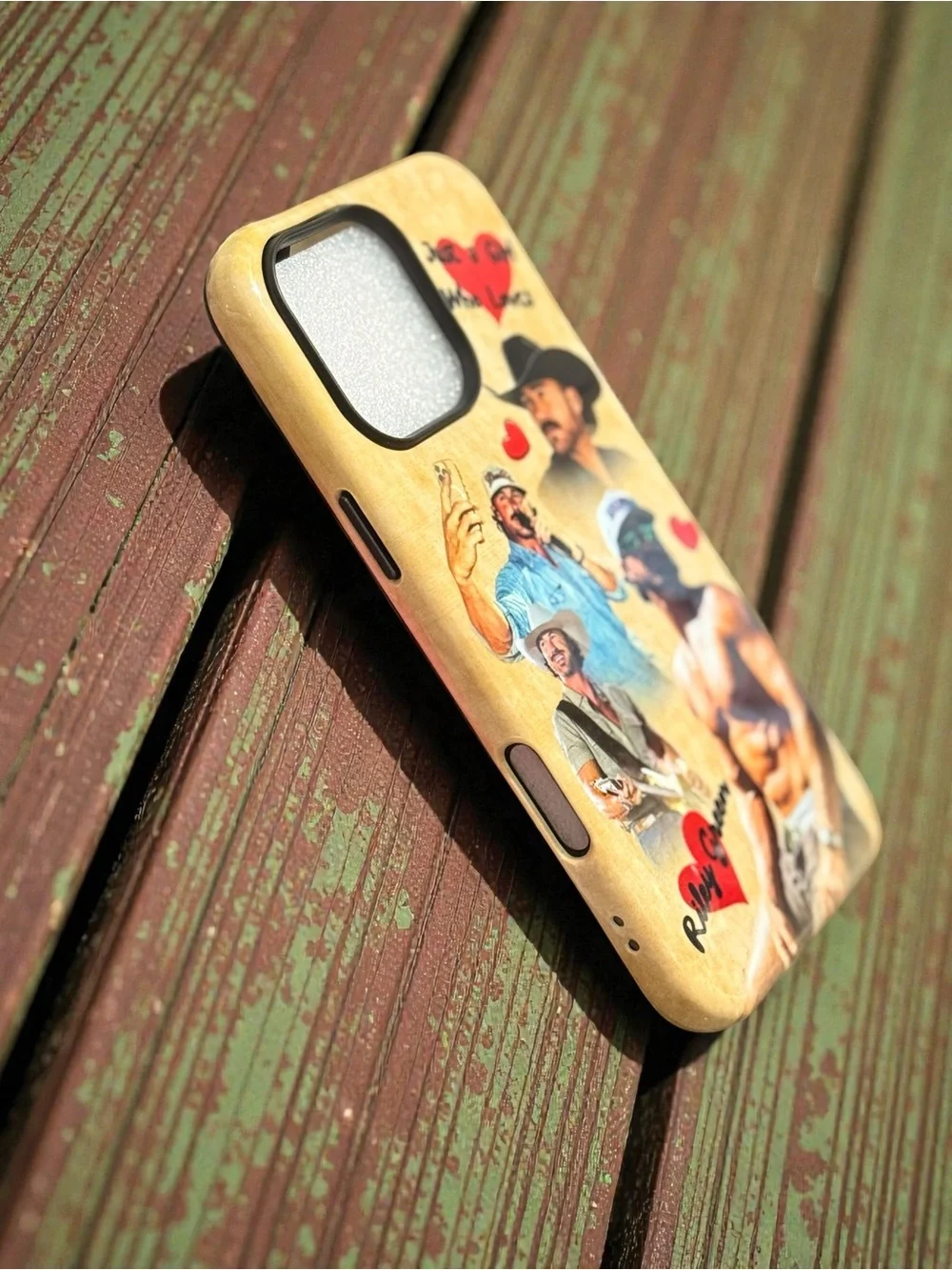 2‎ in 1 Riley Green - Country Music Inspired Heart Aesthetic iPhone Case